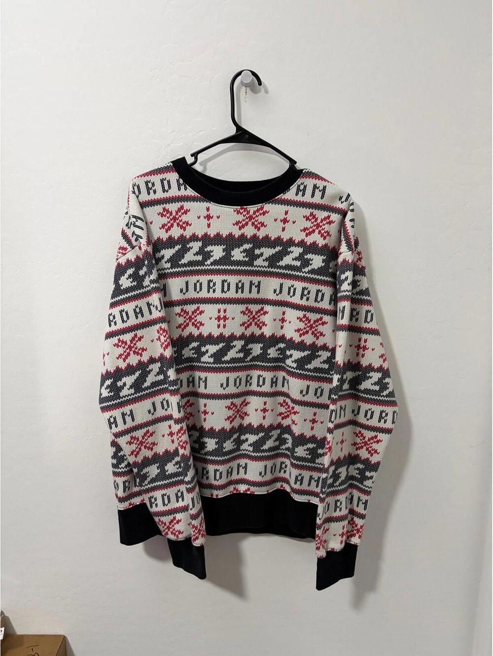 Air Jordan Festive Ugly Christmas Sweater - Mens size Large